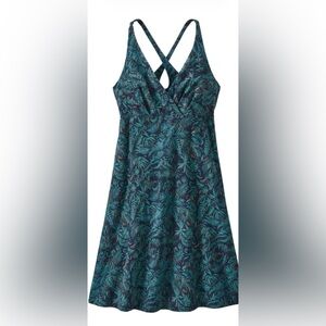 Patagonia Leaf Print Dress